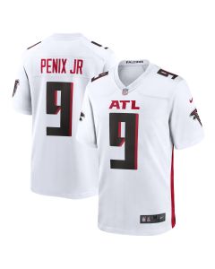 Men’s Atlanta Falcons Michael Penix Jr. White Game Jersey