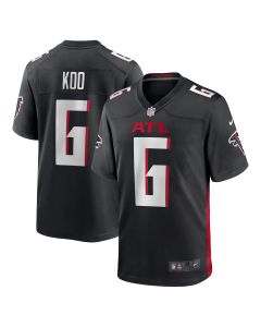 Men’s Atlanta Falcons Younghoe Koo Black Team Game Jersey