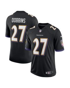Men’s Baltimore Ravens J.K. Dobbins Black Vapor Limited Jersey