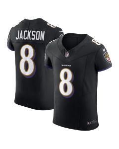 Men’s Baltimore Ravens Lamar Jackson Black Alternate Vapor F.U.S.E. Elite Jersey