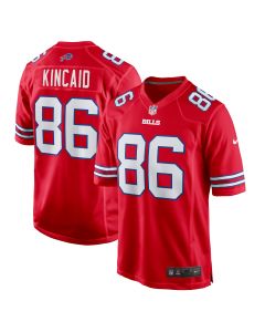 Men’s Buffalo Bills Dalton Kincaid Red Alternate Game Jersey