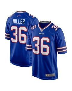 Men’s Buffalo Bills Herb Miller Royal Game Jersey