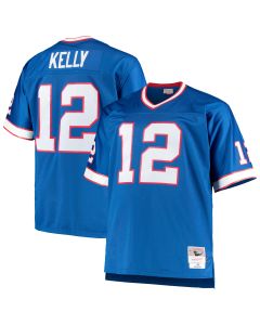 Men’s Buffalo Bills Jim Kelly Mitchell & Ness Royal Big & Tall 1990 Retired Player Jersey