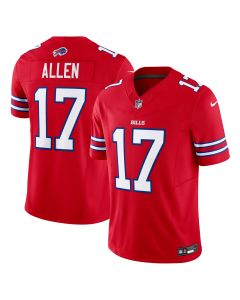 Men’s Buffalo Bills Josh Allen Red Vapor F.U.S.E. Limited Jersey
