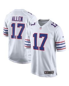 Men’s Buffalo Bills Josh Allen White Alternate Game Player Jersey