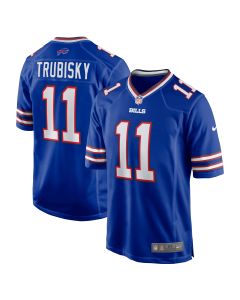 Men’s Buffalo Bills Mitchell Trubisky Royal Game Jersey