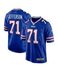 Men’s Buffalo Bills Quinton Jefferson Royal Game Jersey