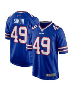 Men’s Buffalo Bills Shayne Simon Royal Game Jersey