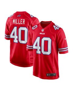 Men’s Buffalo Bills Von Miller Red Alternate Game Jersey