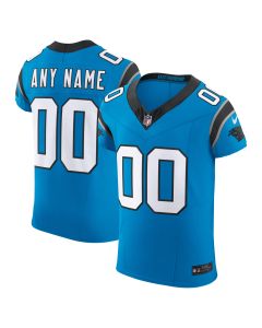 Men’s Carolina Panthers Blue Vapor F.U.S.E. Elite Custom Jersey