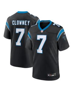 Men’s Carolina Panthers Jadeveon Clowney Black Game Jersey