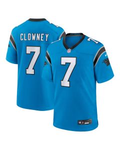 Men’s Carolina Panthers Jadeveon Clowney Blue Alternate Game Jersey