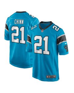 Men’s Carolina Panthers Jeremy Chinn Blue Game Jersey