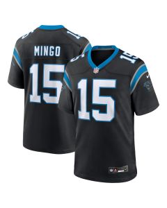 Men’s Carolina Panthers Jonathan Mingo Black Game Jersey