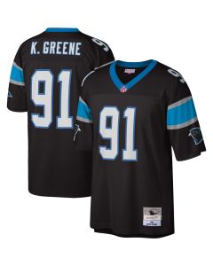 Men’s Carolina Panthers Kevin Greene Mitchell & Ness Black Big & Tall 1996 Retired Player Jersey