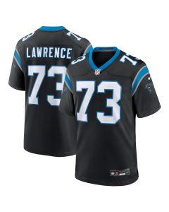 Men’s Carolina Panthers Rashard Lawrence Black Game Jersey