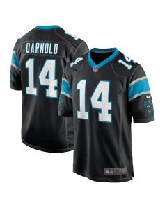 Men’s Carolina Panthers Sam Darnold Black Game Player Jersey
