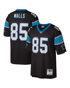 Men’s Carolina Panthers Wesley Walls Mitchell & Ness Black Legacy Jersey