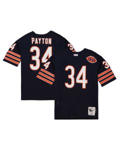 Men’s Chicago Bears 1983 Walter Payton Mitchell & Ness Navy Throwback Retired Player Jersey