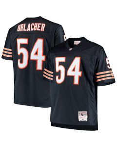 Men’s Chicago Bears Brian Urlacher Mitchell & Ness Navy Big & Tall 2001 Retired Player Jersey