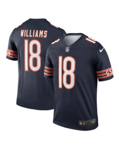 Men’s Chicago Bears Caleb Williams Navy Team Legend Player Performance Top