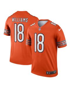 Men’s Chicago Bears Caleb Williams Orange Alternate Legend Player Performance Top