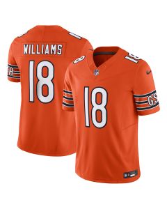 Men’s Chicago Bears Caleb Williams Orange Vapor F.U.S.E. Limited Jersey