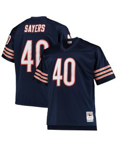 Men’s Chicago Bears Gale Sayers Mitchell & Ness Navy Big & Tall 1969 Retired Player Jersey