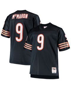 Men’s Chicago Bears Jim McMahon Mitchell & Ness Navy Big & Tall 1985 Retired Player Jersey