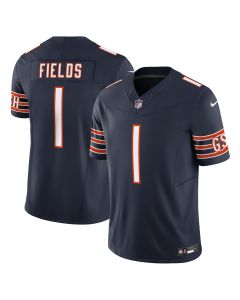 Men’s Chicago Bears Justin Fields Navy Vapor F.U.S.E. Limited Jersey