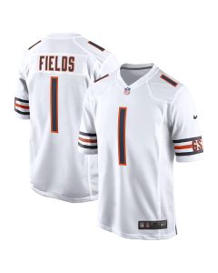 Men’s Chicago Bears Justin Fields White Player Game Jersey