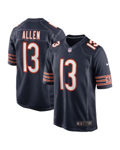 Men’s Chicago Bears Keenan Allen Navy Team Game Jersey