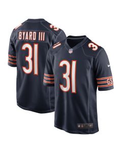 Men’s Chicago Bears Kevin Byard III Navy Game Jersey