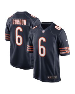 Men’s Chicago Bears Kyler Gordon Navy Game Player Jersey