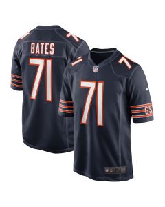 Men’s Chicago Bears Ryan Bates Navy Game Jersey