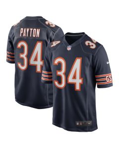 Men’s Chicago Bears Walter Payton Navy Game Retired Player Jersey