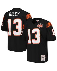 Men’s Cincinnati Bengals 1981 Ken Riley Mitchell & Ness Black Throwback Retired Player Jersey