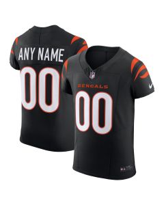 Men’s Cincinnati Bengals Black Team Vapor F.U.S.E. Elite Custom Jersey