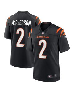 Men’s Cincinnati Bengals Evan McPherson Black Game Jersey