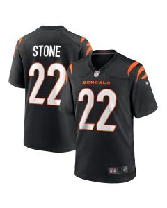 Men’s Cincinnati Bengals Geno Stone Black Game Jersey
