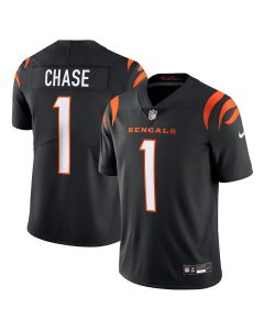 Men’s Cincinnati Bengals Ja’Marr Chase Black Vapor Untouchable Limited Jersey