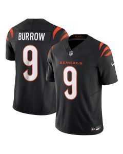 Men’s Cincinnati Bengals Joe Burrow Black Vapor F.U.S.E. Limited Jersey
