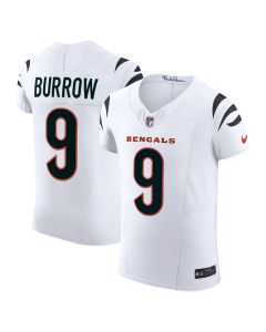 Men’s Cincinnati Bengals Joe Burrow White Vapor F.U.S.E. Elite Jersey