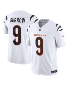Men’s Cincinnati Bengals Joe Burrow White Vapor F.U.S.E. Limited Jersey