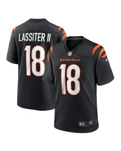 Men’s Cincinnati Bengals Kwamie Lassiter II Black Game Player Jersey
