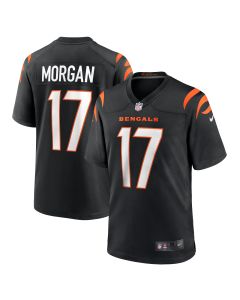 Men’s Cincinnati Bengals Stanley Morgan Black Player Game Jersey