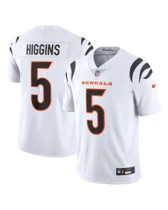 Men’s Cincinnati Bengals Tee Higgins White Vapor Untouchable Limited Jersey