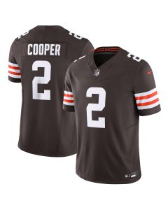 Men’s Cleveland Browns Amari Cooper Brown Vapor F.U.S.E. Limited Jersey