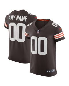 Men’s Cleveland Browns Brown Vapor Elite Custom Jersey
