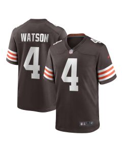 Men’s Cleveland Browns Deshaun Watson Brown Game Jersey